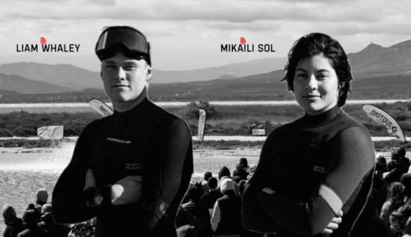 Liam Whaley (ESP) and Mikaili Sol (USA) photo copyright GKA Kite World Tour taken at  and featuring the Kiteboarding class