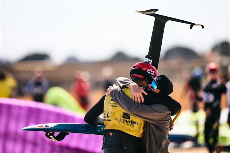 Connor Bainbridge seals a Paris 2024 slot at the Last Chance Regatta  photo copyright Robert Hadjuk taken at COYCH Hyeres and featuring the Kiteboarding class