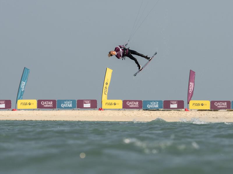 Matteo Dorotini - Visit Qatar GKA Freestyle Kite World Cup Final Qatar photo copyright Samuel Cardenas taken at  and featuring the Kiteboarding class