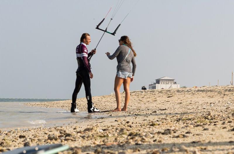 Matteo Dorotini - Visit Qatar GKA Freestyle Kite World Cup Final Qatar photo copyright Samuel Cardenas taken at  and featuring the Kiteboarding class