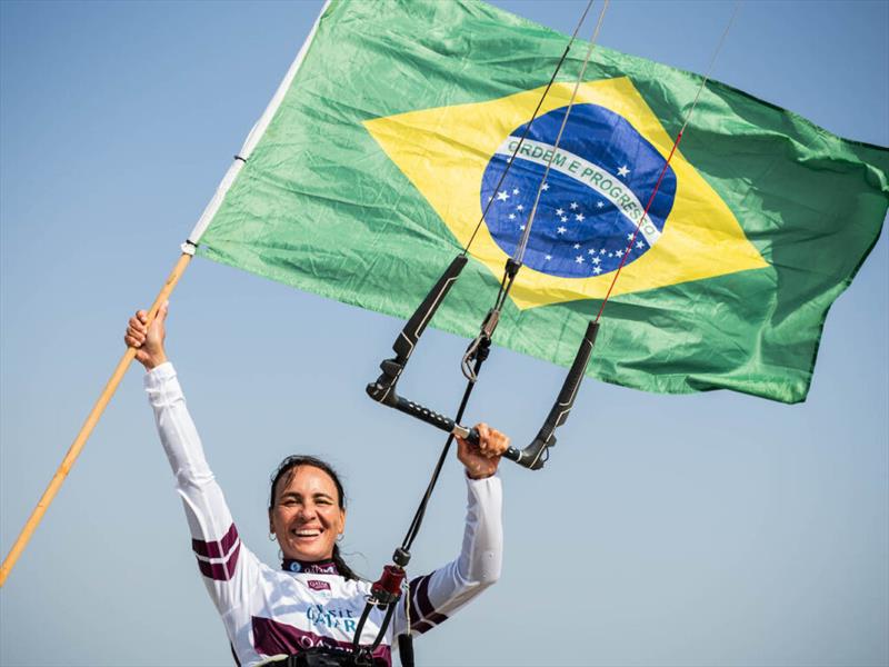 Bruna Kajiya - Visit Qatar GKA Freestyle Kite World Cup Final Qatar photo copyright Samuel Cardenas taken at  and featuring the Kiteboarding class