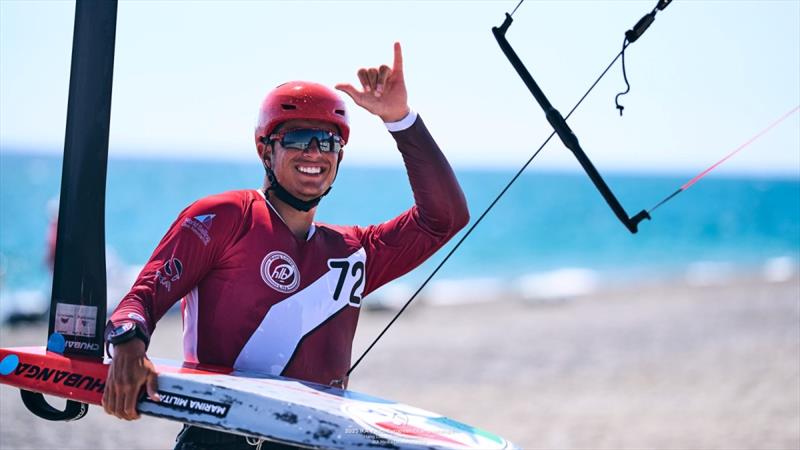 Defending champion Riccardo Pianosi [ITA] won all his races today - 2025 IKA Youth European Championships in Gizzeria, Calabria - Day 1 - photo © IKA Media / Robert Hajduk