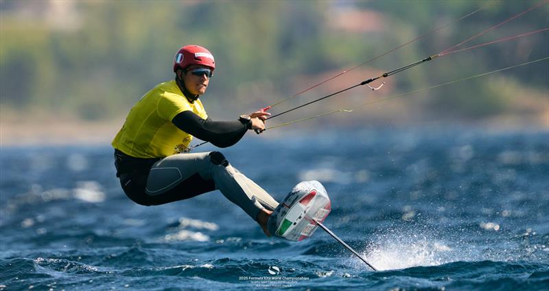 Riccardo Pianosi felt good, went fast, won on home waters - 2025 Formula Kite Worlds Quartu Sant'Elena photo copyright IKA Media / Robert Hajduk taken at  and featuring the Kiteboarding class