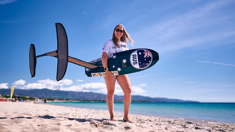 Breiana Whitehead on shore photo copyright Robert Hajduk taken at  and featuring the Kiteboarding class