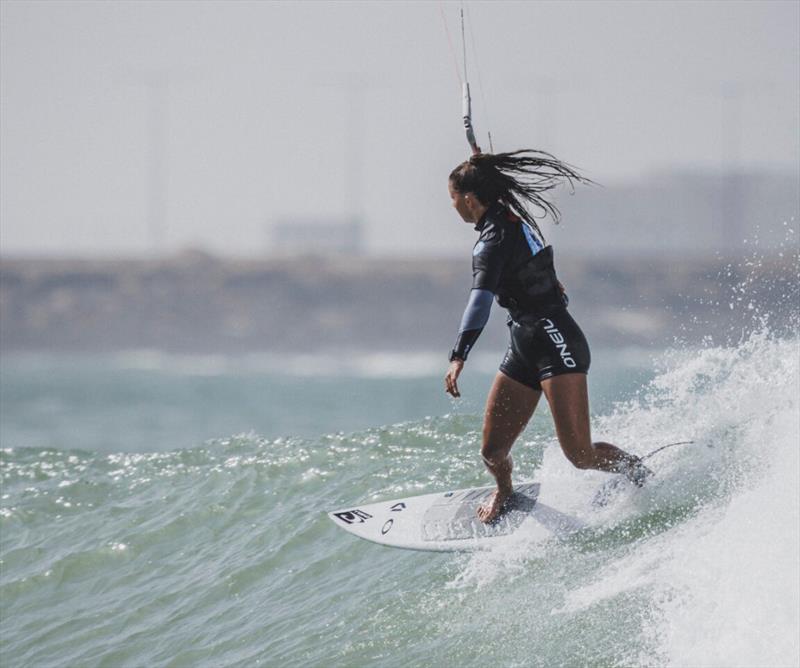 Astrid Cheylus - GKA Kite-Surf World Cup Dakhla 2025 - photo © Lukas K Stiller