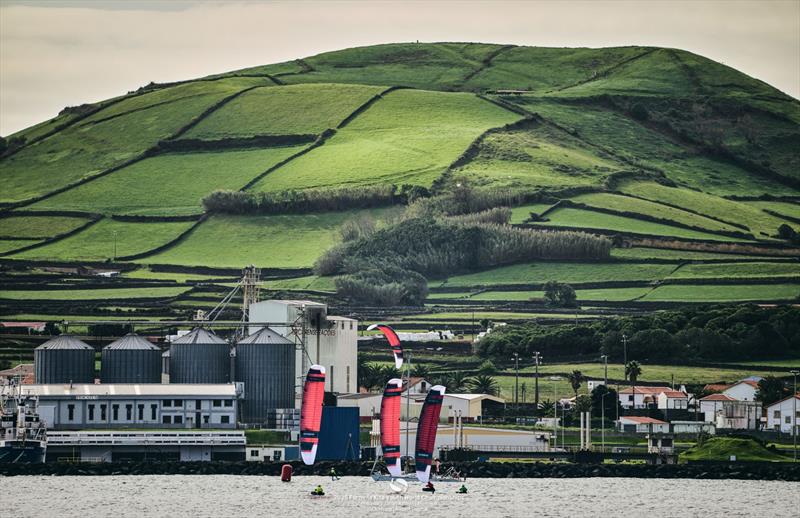 Tight racing at Praia da Vitória - 2025 IKA Youth World Championships - photo © IKA Media / Robert Hajduk