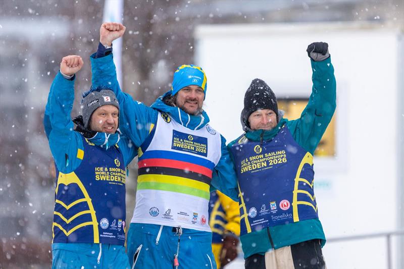2026 Ice and Snow Sailing World Championships in Västerås, Sweden - Andreas Gustavson (SWE) dominates the Marathon and earns the rainbow jersey - photo © isswc