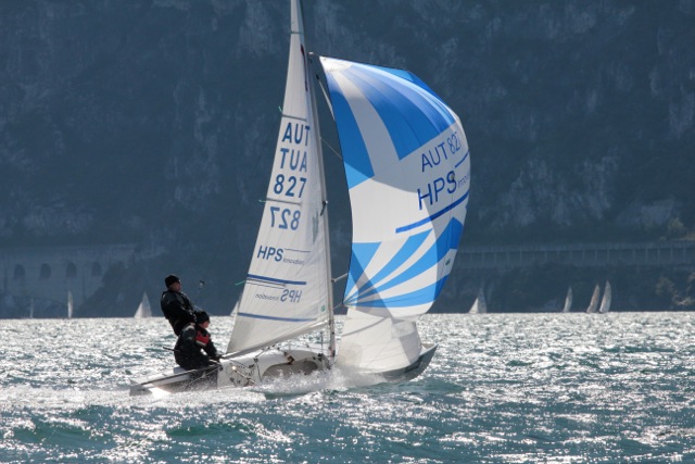 The Korsar class is set for the Riva Cup photo copyright Elena Giolai / Fraglia Vela Riva taken at Fraglia Vela Riva and featuring the Korsar class