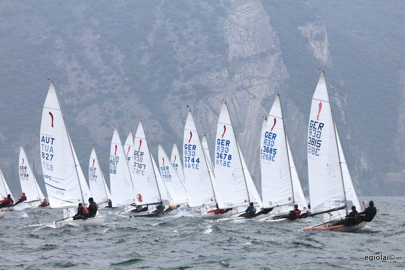 Korsar class at the Riva Cup photo copyright Elena Giolai / Fraglia Vela Riva taken at Fraglia Vela Riva and featuring the Korsar class