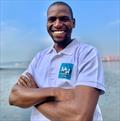 Pictured in his beloved home port, Nqoba Mswazi is pictured shortly after his success in the MSC Week competing with his newly lanched MH Performance Sailing team © Ntokozo Msiya