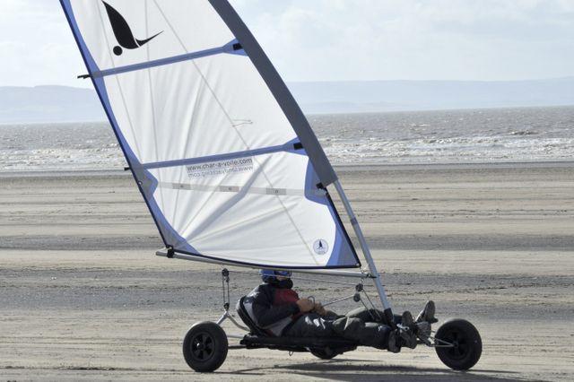 The 3rd round of the British Land Yacht Championships at Brean photo copyright Martyn Hale taken at Brean Land Yacht Club and featuring the Land Yacht class