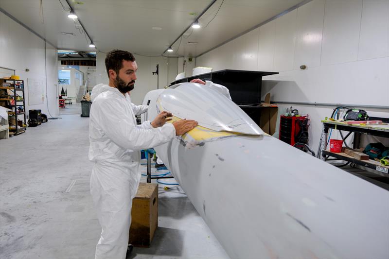 World Wind Powered Landspeed Record Challenge - Emirates Team New Zealand - mid April 2022 update - photo © Emirates Team New Zealand