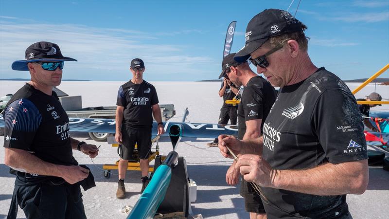 Horonuku is expected to make an attempt on the world land speed record this weekend December 10-11, 2022  - photo © Emirates Team NZ