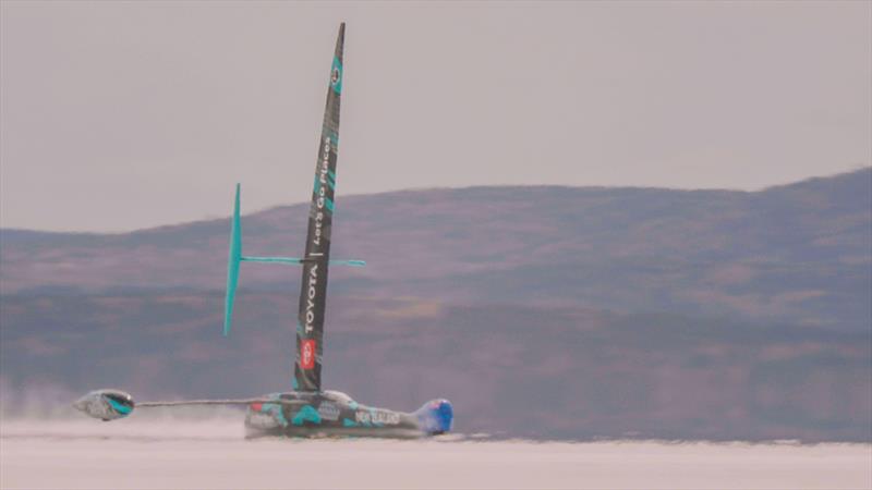 Emirates Team New Zealand's wind powered land speed world record attempt at South Australia's Lake Gairdner - December 11, 2022 - photo © Emirates Team New Zealand/James Somerset