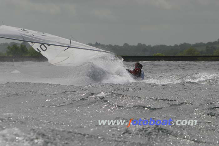 Full on breeze and a few dismastings during the Lark Inlands at Bristol - photo © Mike Rice / www.fotoboat.com