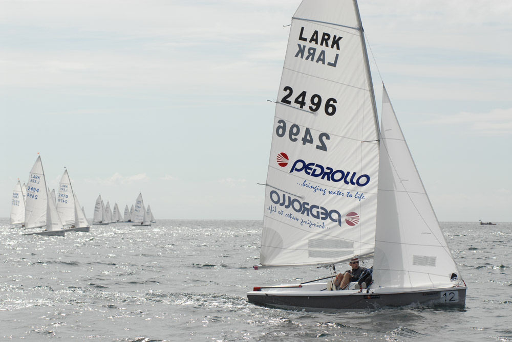 The racing continues at the Lark nationals on day three photo copyright Lee Whitehead / www.photolounge.co.uk taken at Penzance Sailing Club and featuring the Lark class