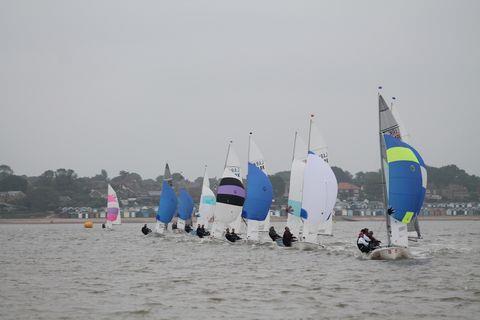 Helly Hansen Lark Class Great 8 Round 4 at Dabchicks photo copyright Gordon Lawrence taken at Dabchicks Sailing Club and featuring the Lark class