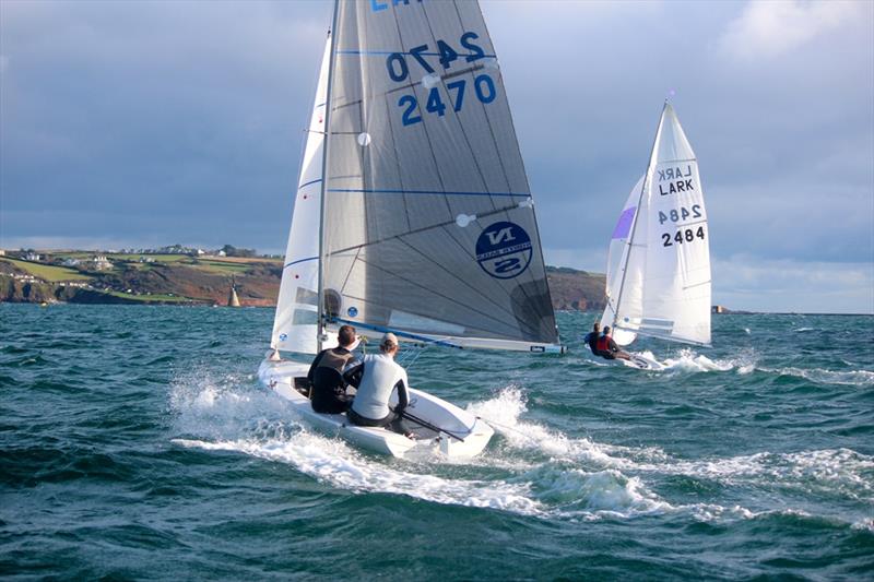 Gul Final Fling in Plymouth photo copyright Paul Gibbins taken at Royal Plymouth Corinthian Yacht Club and featuring the Lark class