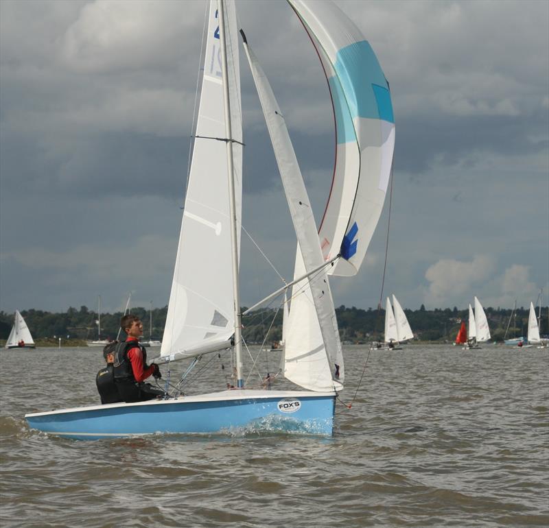 GJW Waldringfield Cartoon Trophy 2017 photo copyright Alexis Smith taken at Waldringfield Sailing Club and featuring the Lark class