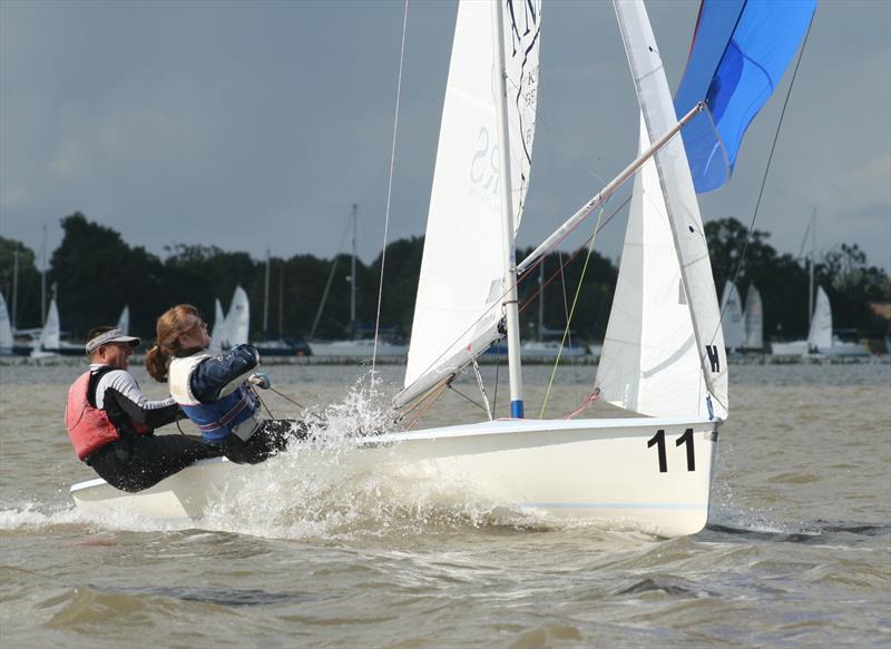 GJW Waldringfield Cartoon Trophy 2017 photo copyright Alexis Smith taken at Waldringfield Sailing Club and featuring the Lark class