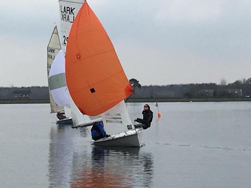 Larks at South Staffs photo copyright James Croxford taken at South Staffordshire Sailing Club and featuring the Lark class