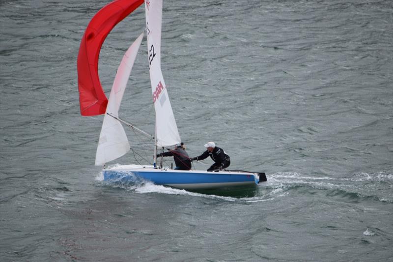 Larks at the Salcombe Regatta photo copyright Tim Fells taken at Salcombe Yacht Club and featuring the Lark class