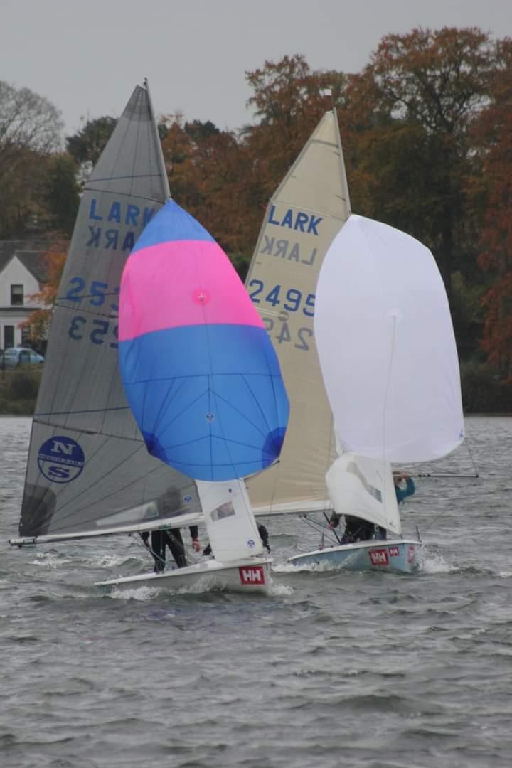 Larks at South Staffs photo copyright Martin Warburton taken at South Staffordshire Sailing Club and featuring the Lark class