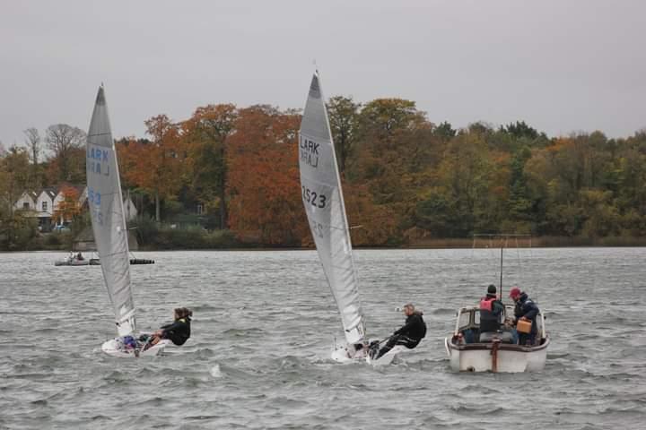 Larks at South Staffs photo copyright Martin Warburton taken at South Staffordshire Sailing Club and featuring the Lark class