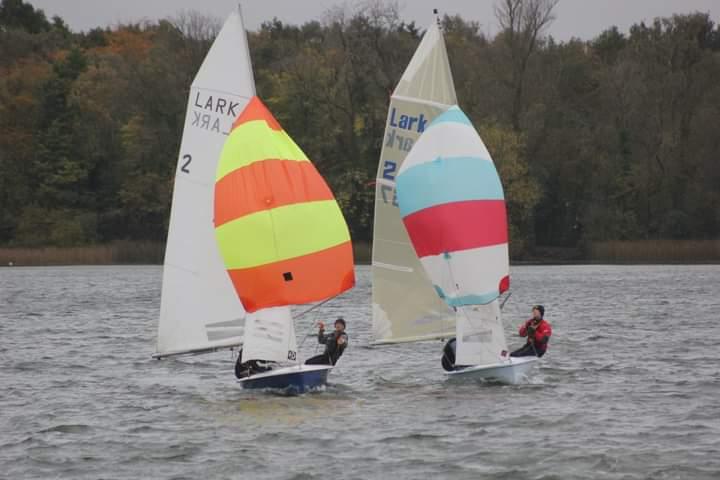 Larks at South Staffs photo copyright Martin Warburton taken at South Staffordshire Sailing Club and featuring the Lark class