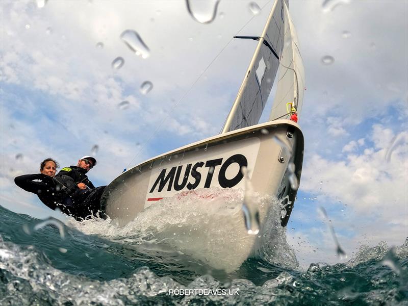 Musto Lark Nationals at Rock day 4 photo copyright Robert Deaves / www.robertdeaves.uk taken at Rock Sailing and Waterski Club and featuring the Lark class