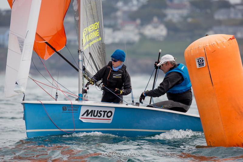 Musto Lark Nationals at Rock day 4 photo copyright Robert Deaves / www.robertdeaves.uk taken at Rock Sailing and Waterski Club and featuring the Lark class