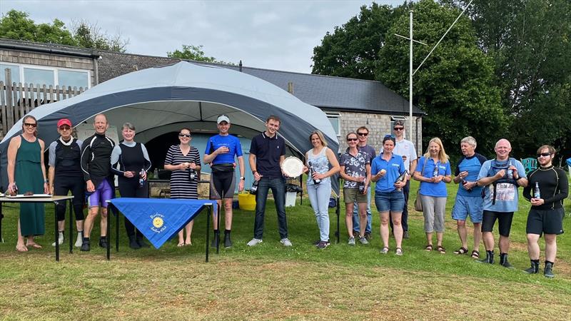 Prizegiving at the Banbury Lark Open - photo © Tim Matthews