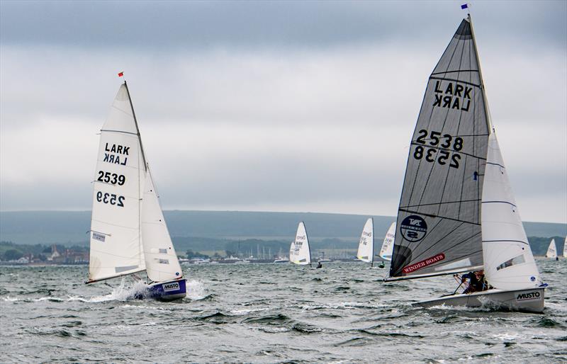 Larks at the Lymington Dinghy Regatta 2021 photo copyright Paul French taken at Royal Lymington Yacht Club and featuring the Lark class