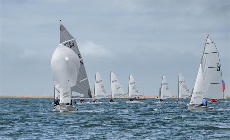 Larks at the Lymington Dinghy Regatta 2021 photo copyright Paul French taken at Royal Lymington Yacht Club and featuring the Lark class