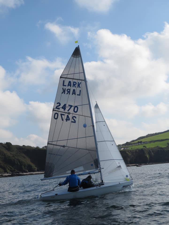 Larks at the Allspars Final Fling photo copyright Keith Davies taken at Royal Western Yacht Club, England and featuring the Lark class