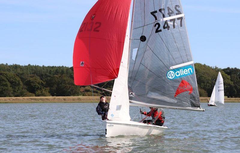 Larks at the Waldringfield Cartoon Trophy photo copyright Alexis Smith taken at Waldringfield Sailing Club and featuring the Lark class