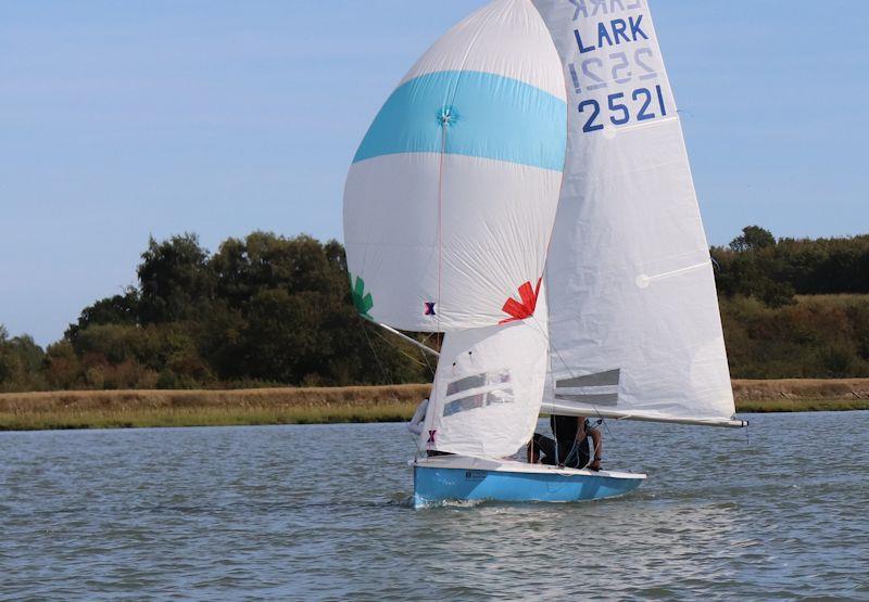 Larks at the Waldringfield Cartoon Trophy photo copyright Alexis Smith taken at Waldringfield Sailing Club and featuring the Lark class