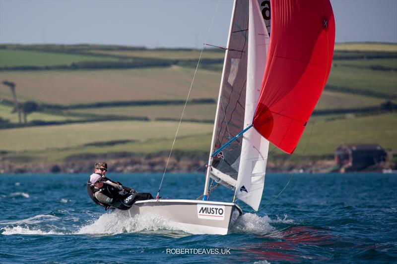 Musto Lark National Championships 2021 at Rock photo copyright Robert Deaves / www.robertdeaves.uk taken at Rock Sailing and Waterski Club and featuring the Lark class