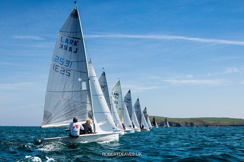 Musto Lark Nationals 2021 at Rock photo copyright Robert Deaves / www.robertdeaves.uk taken at Rock Sailing and Waterski Club and featuring the Lark class