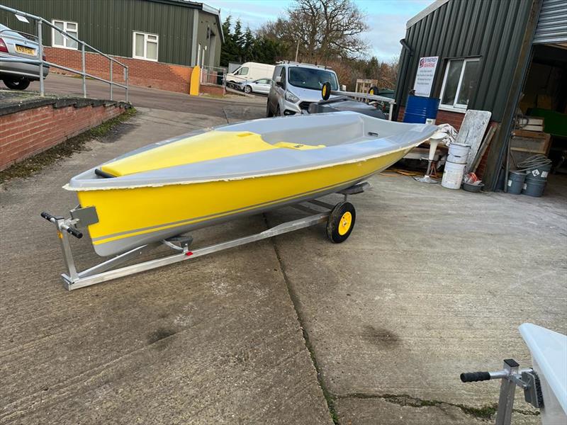 The brand-new Synergy Lark, fresh out of the mould photo copyright Simon Cox taken at RYA Dinghy Show and featuring the Lark class