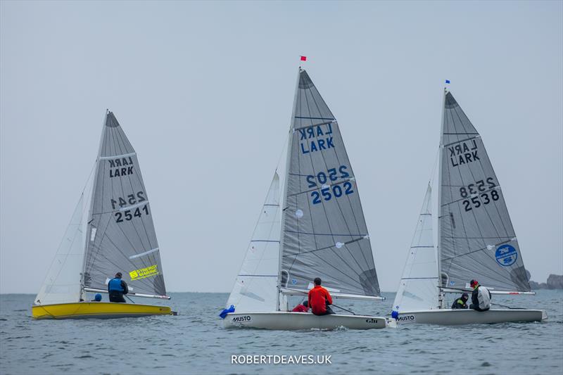 Lark Open at Rock day 2 photo copyright Robert Deaves / www.robertdeaves.uk taken at Rock Sailing and Waterski Club and featuring the Lark class