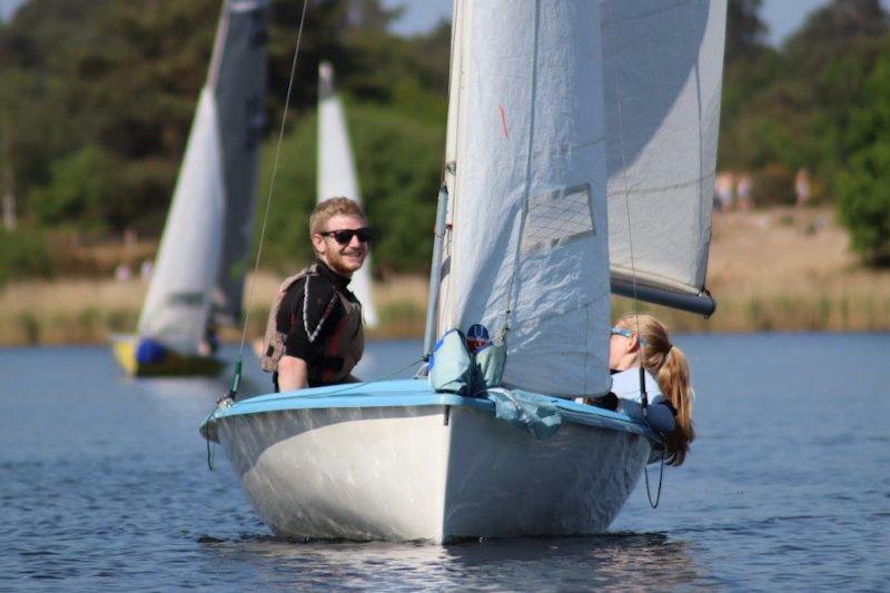 Lark Youth Championship at Frensham Pond photo copyright Lorna Nee taken at Frensham Pond Sailing Club and featuring the Lark class