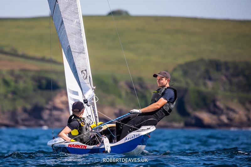 Day 3 of the Musto Lark Nationals at Pentewan - photo © Robert Deaves / www.robertdeaves.uk