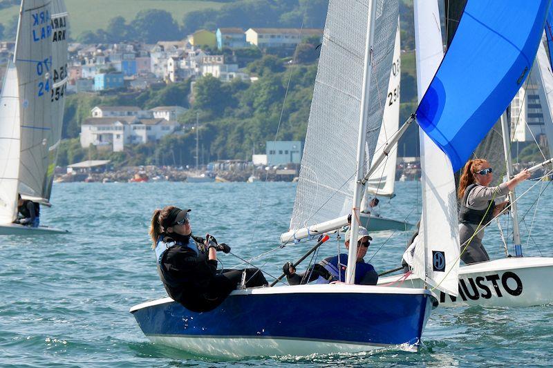 Musto Lark National Championship at Brixham day 1 photo copyright Will Loy taken at Brixham Yacht Club and featuring the Lark class