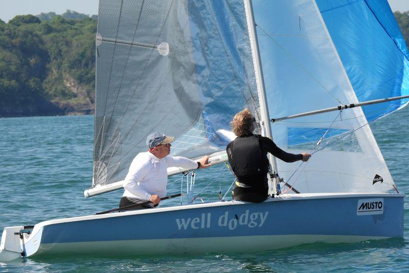 Musto Lark National Championship at Brixham day 1 photo copyright Will Loy taken at Brixham Yacht Club and featuring the Lark class