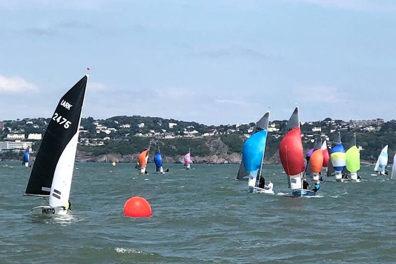 Musto Lark National Championship at Brixham photo copyright Sean Semmens taken at Brixham Yacht Club and featuring the Lark class