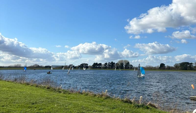 Shustoke Gauntlet 2024 photo copyright Ria Burgoine taken at Shustoke Sailing Club and featuring the Lark class