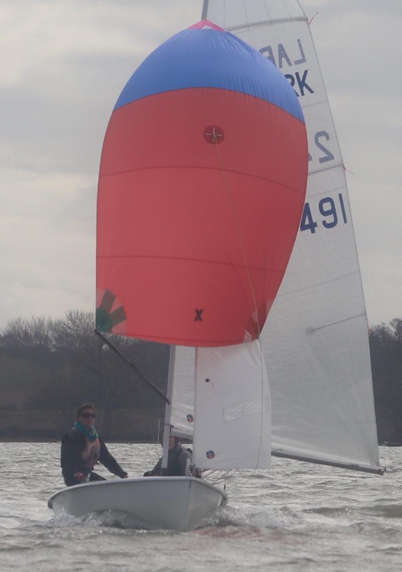 Larks at the Waldringfield Easter Egg photo copyright Alexis Smith taken at Waldringfield Sailing Club and featuring the Lark class