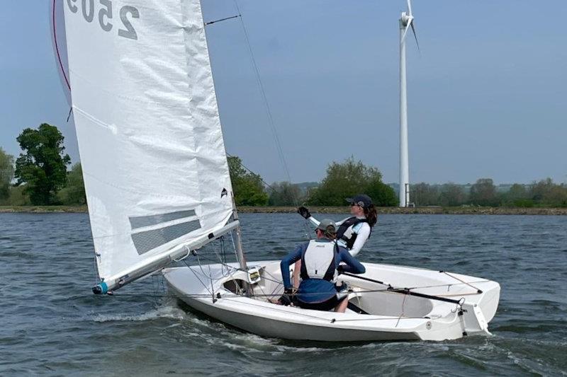 Stuart and Julia Allen - Lark Midlands Double Header event at Banbury photo copyright Ivor Smith-Davenport taken at Banbury Sailing Club and featuring the Lark class