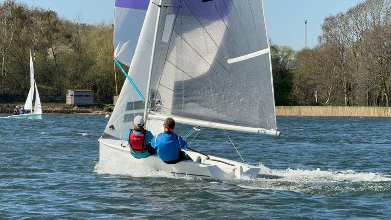 Craftinsure Lark Travellers Series Round 2 at South Staffs photo copyright James Croxford & Martin Rubrey taken at South Staffordshire Sailing Club and featuring the Lark class